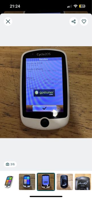 GPS Bicicleta Mio Cyclo 205