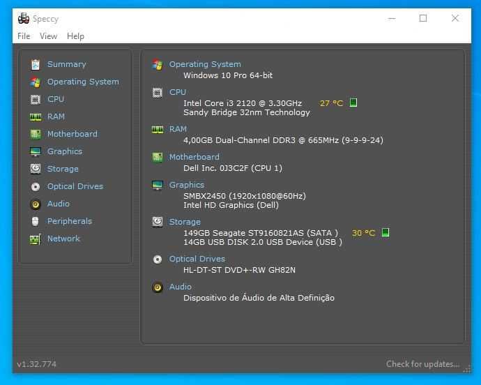 Torre Desktop Dell i3