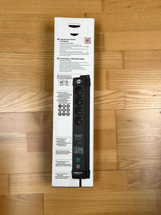 2x Listwa przeciwprzepięciowa Brennenstuhl Premium-Line 60kA 3m 4gniaz