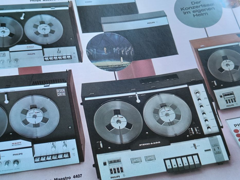 Stara Gazetka Philips Stare Czasopismo Sprzęt Elektroniczny Vintage