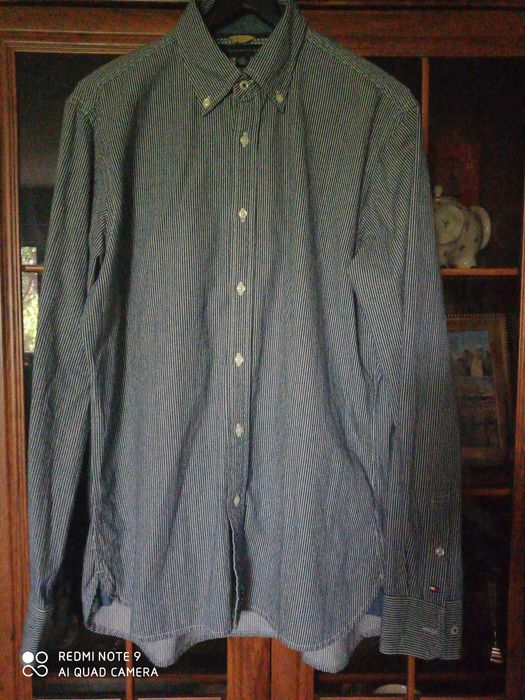 Tommy Hilfiger Koszula Męska M  Custom  Fit w paski