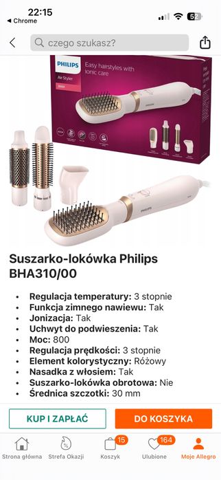 Lokówko-suszarka Philips