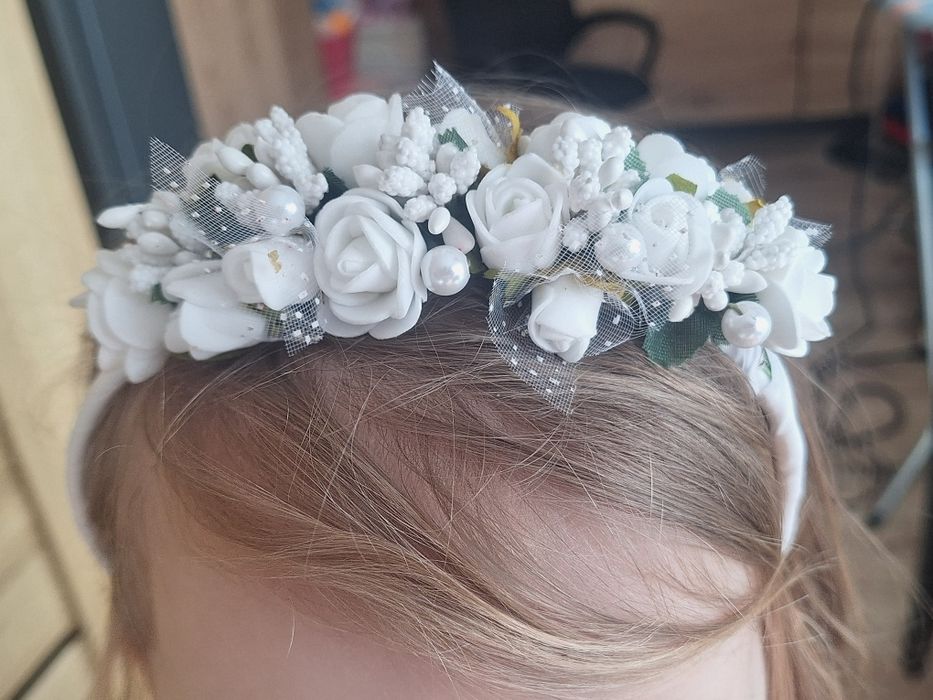 Opaska komunia dla dziewczynki