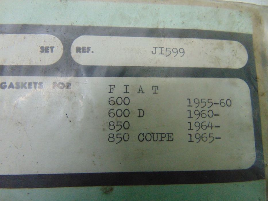 Fiat 600/850 jogo de juntas " usado em bom estado