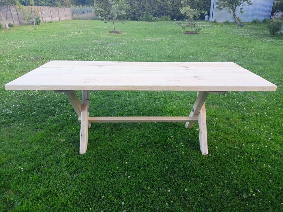 Meble Stół ogrodowy  drewniany szerokość 85cm