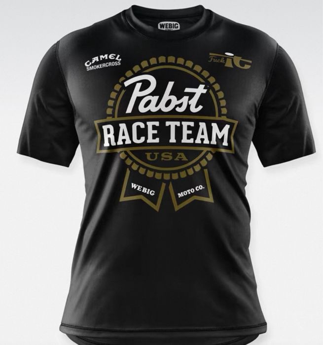 T-shirts espectaculares de manga comprida, Bud e etc