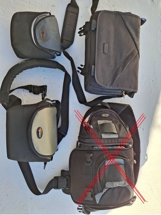 Bolsas Lowepro + belt grip