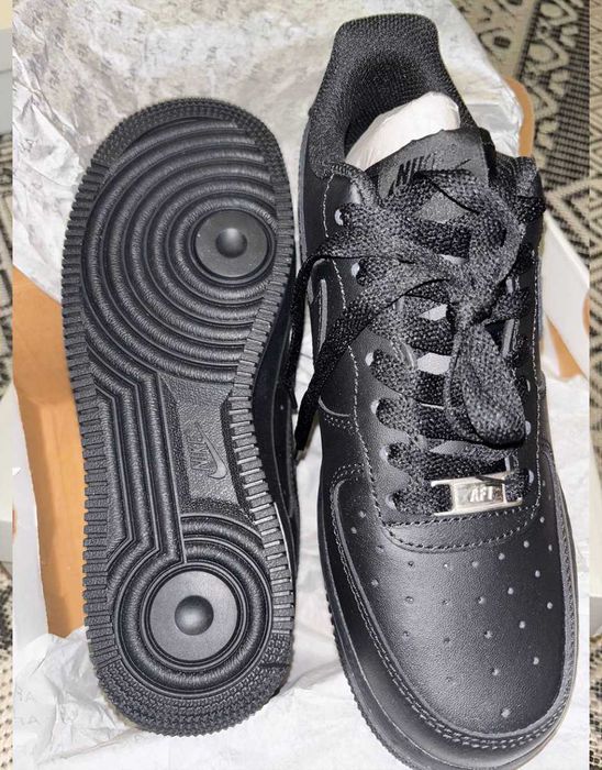 Nike AIR Force 1 BLACK 36-39, НОВІ
