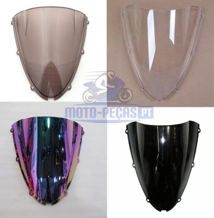 viseira nova Kawasaki ninja 600 zx6r ano 2007 ate 2008  vidro bolha