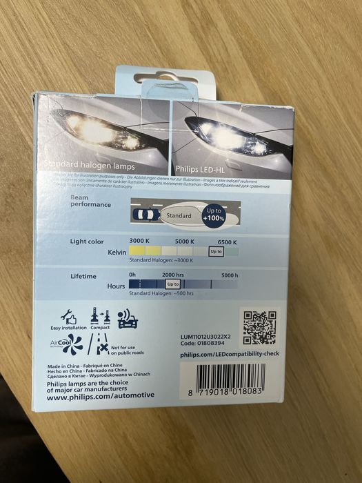 Zarowki Philips Ultinon Pro3022 led HIR2