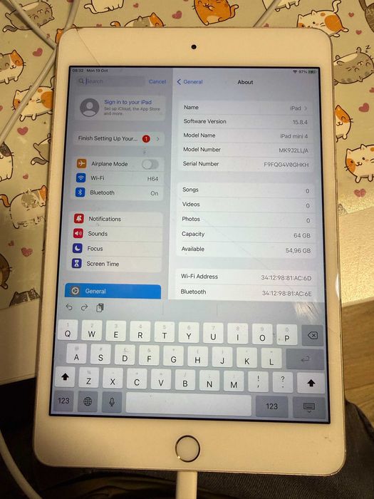 Sprzedam Apple iPad mini 4 64 GB Wi-Fi w kolorze Gold