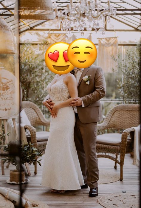 Suknia ślubna rybka