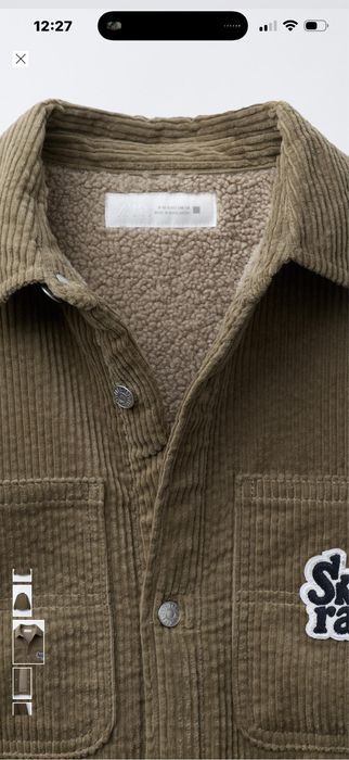 Вельветова рубашка фірми Zara ,розмір 140