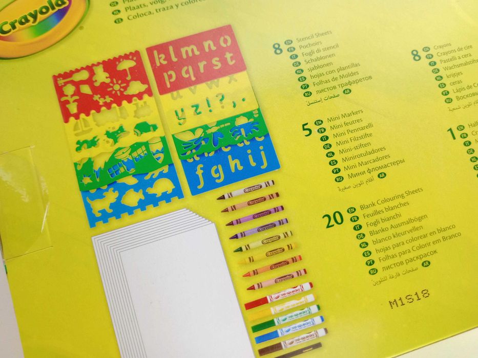 CRAYOLA: Atelier Diversão com moldes Crianças Kids - NOVO