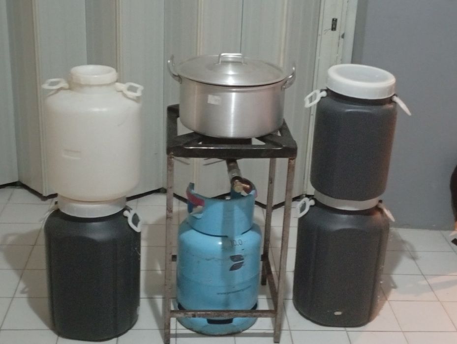 Fogão Industrial de 1 boca e acessórios