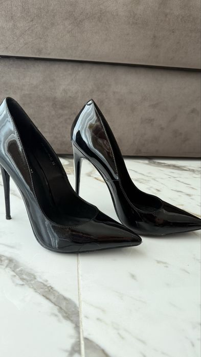 Туфли лаковые высокий каблук