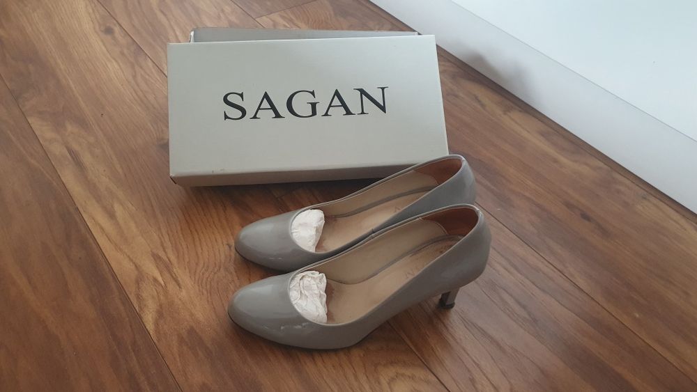 Szpilki skórzane rozm. 38