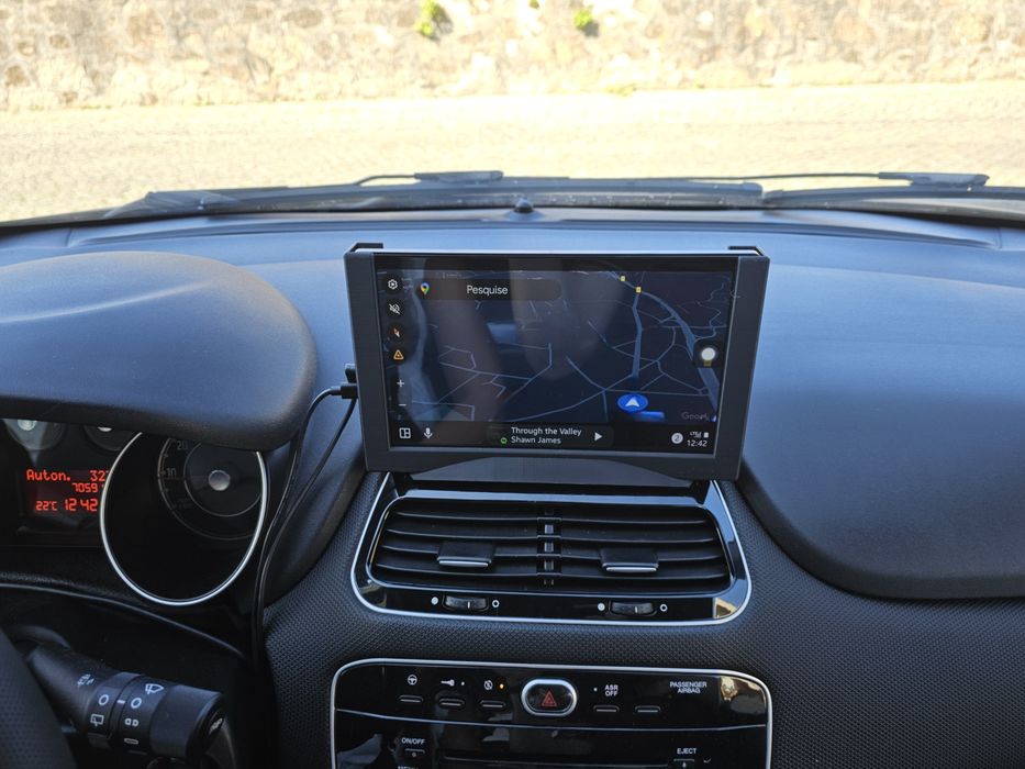 Suporte Tablet / Ecrã - Car Play / Android auto - Fiat Punto