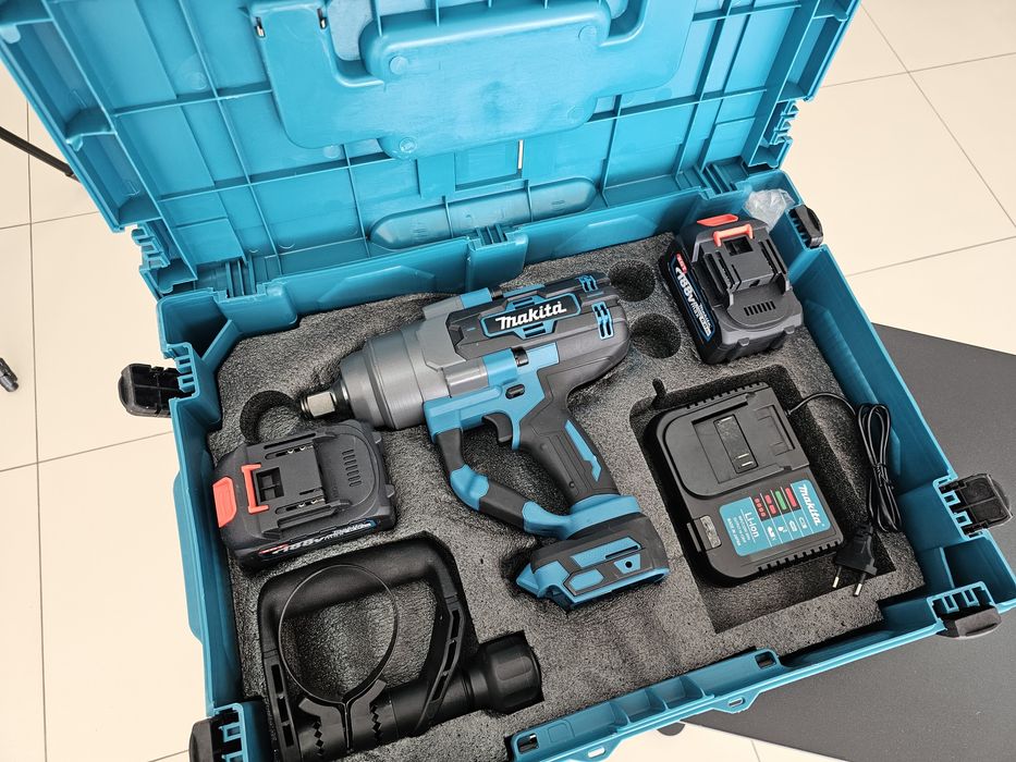 Новый Мощный Гайковерт Makita 3000Nm 3/4 Бесщеточный Полный Комплект