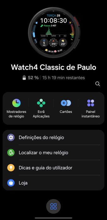Smartwatch Samsung Galaxy Watch 4 Classic com LTE (4G) 46mm