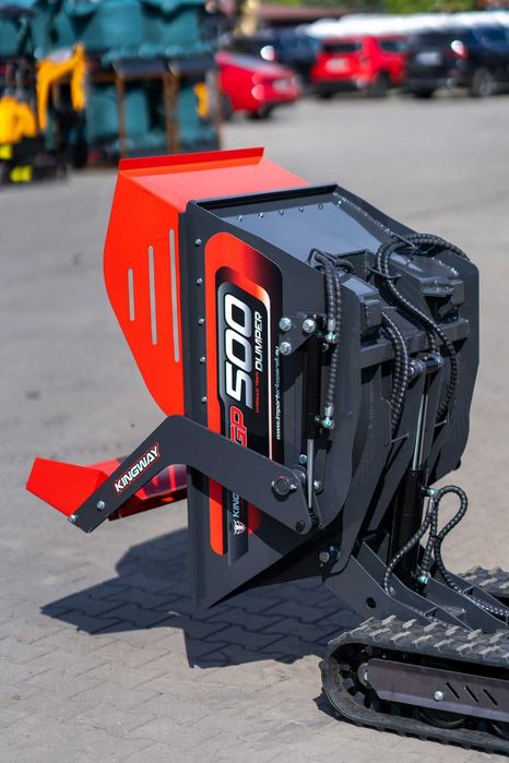 NOWA Taczka z Ładowaczem Mini WOZIDŁO Kingway GP500 DUMPER Gąsienice