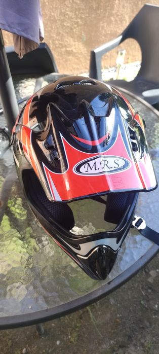 Kask crossowy M R S mało używany