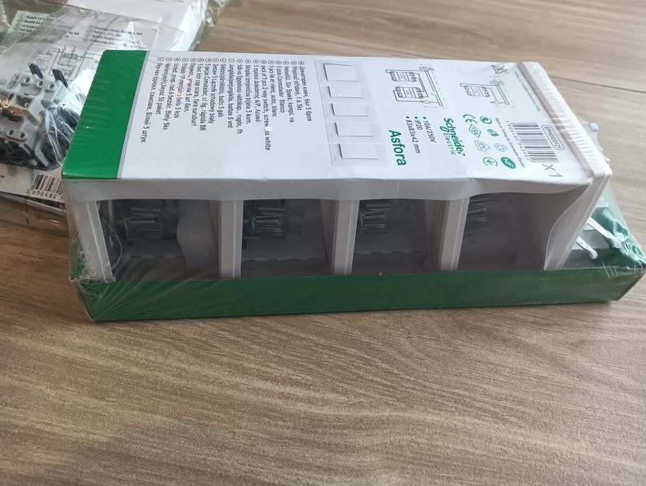 7 Interruptores comutadores Novos -Embalados Asfora Schneider Eletric*