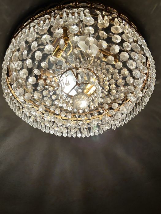 Lindo lustre em cristal como novo