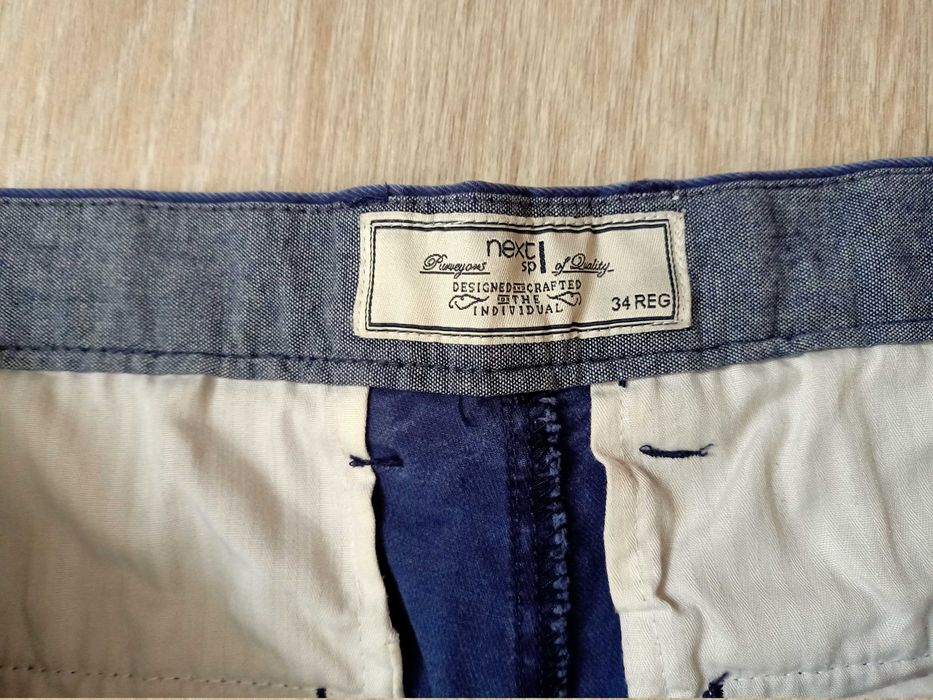 spodnie niebieskie jeans M&S rozmiar 34 Regular