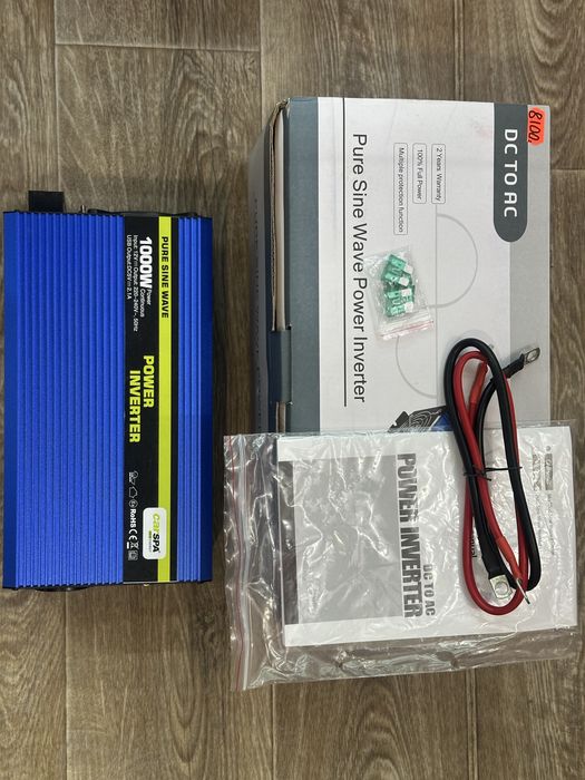 Продам новий інвертор CARSPA P1000-12 — 1000 Вт, чиста синусоїда