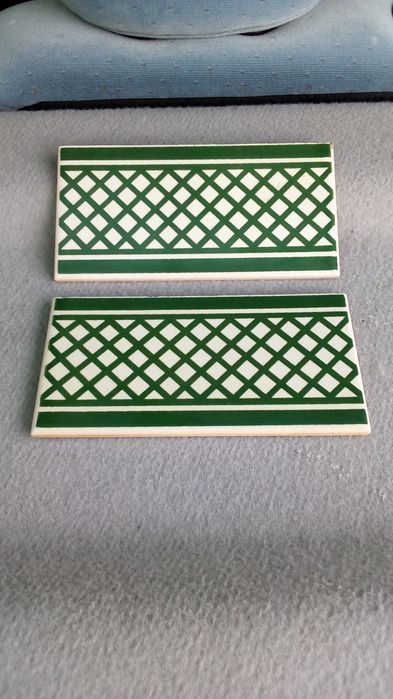 Azulejos azuis vários formatos