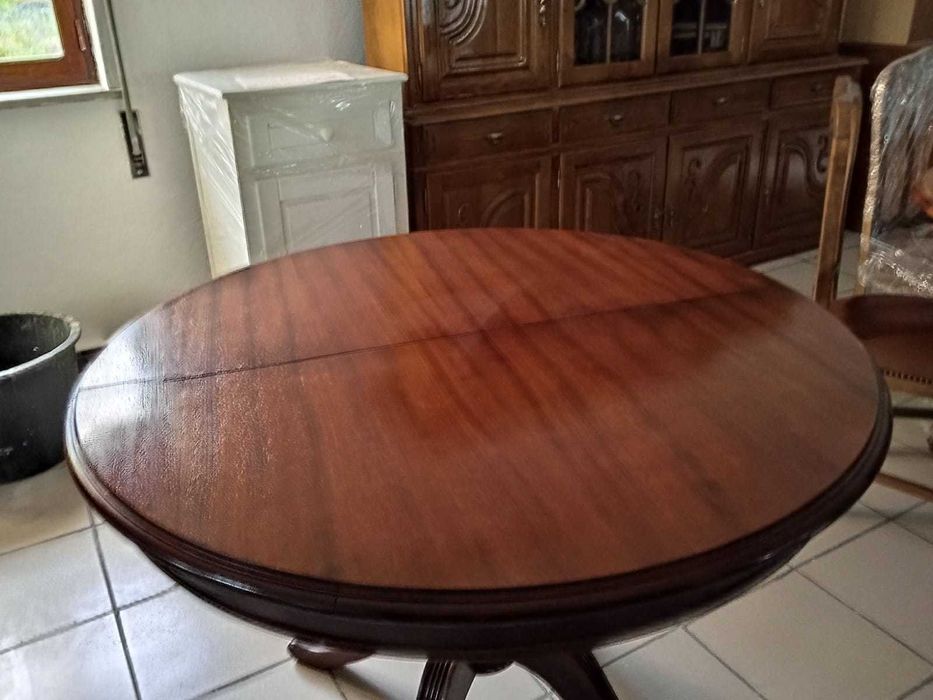 Mesa Redonda Em Mogno (ref 28)