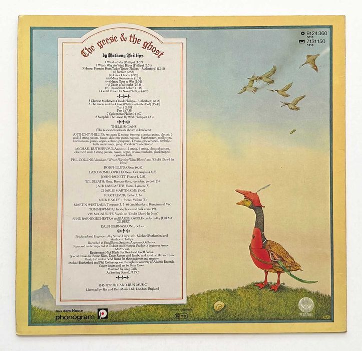 LP Anthony Phillips – The Geese and the Ghost. NM