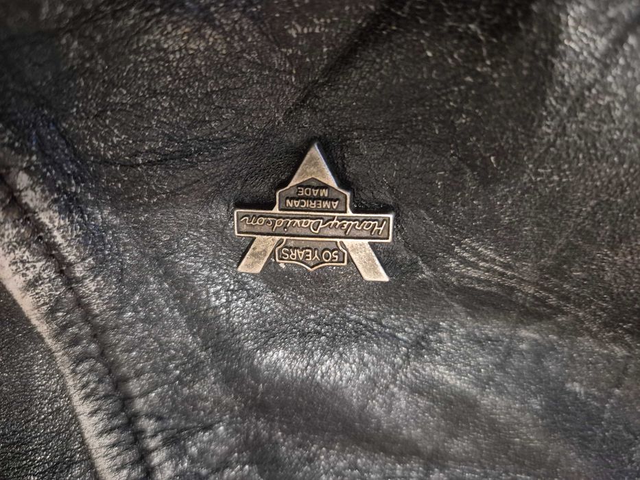 Casaco coçado Harley Davidson tamanho L
