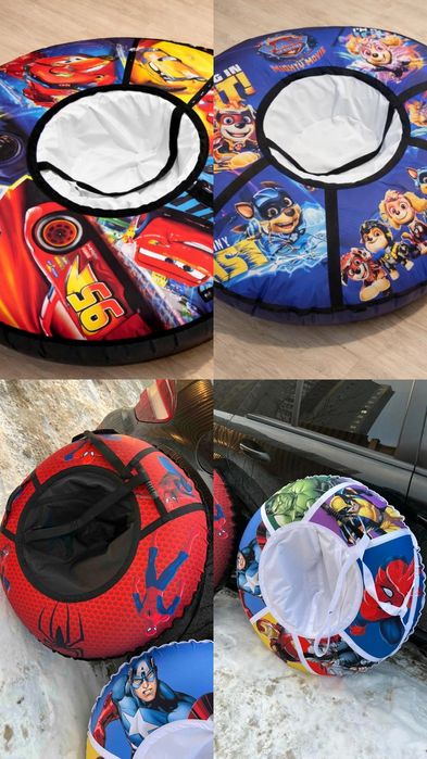 Тюбінг санки ватрушка з камерою 110 см