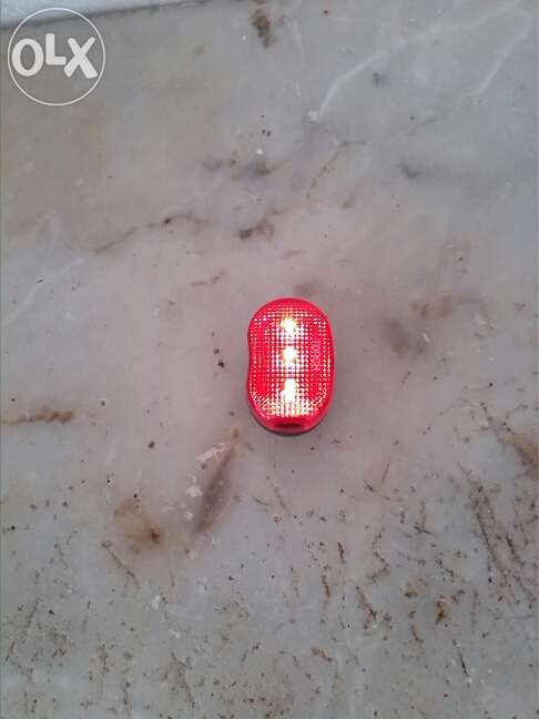 Farolim para Bicicleta/Moto luz vermelha-Novo