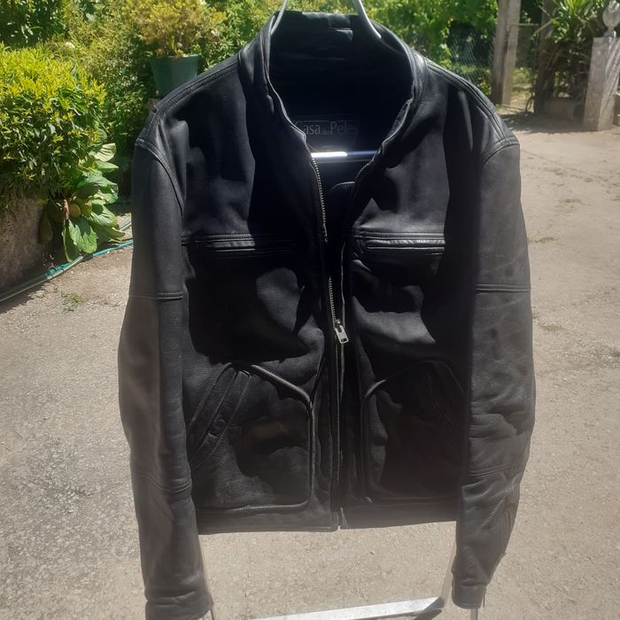 Casaco cabedal motarde