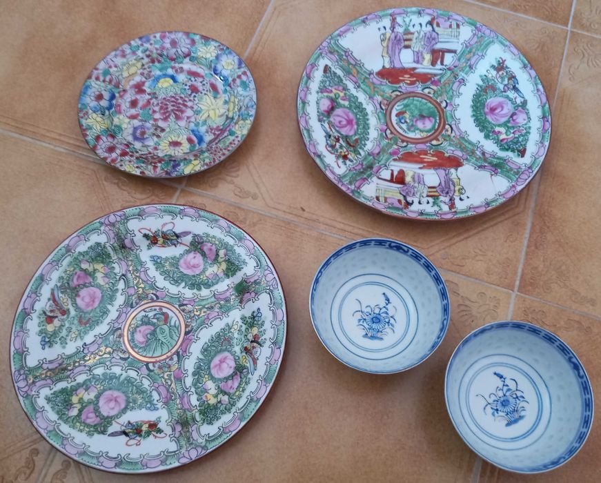 Conjunto Loiça Chinesa Avulso 5 Peças Soltas