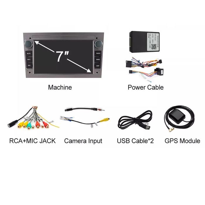 Магнітола 2/32|4/64 Opel Astra/Antara/Vivaro/Vectra/Combo/Zafira/Corsa