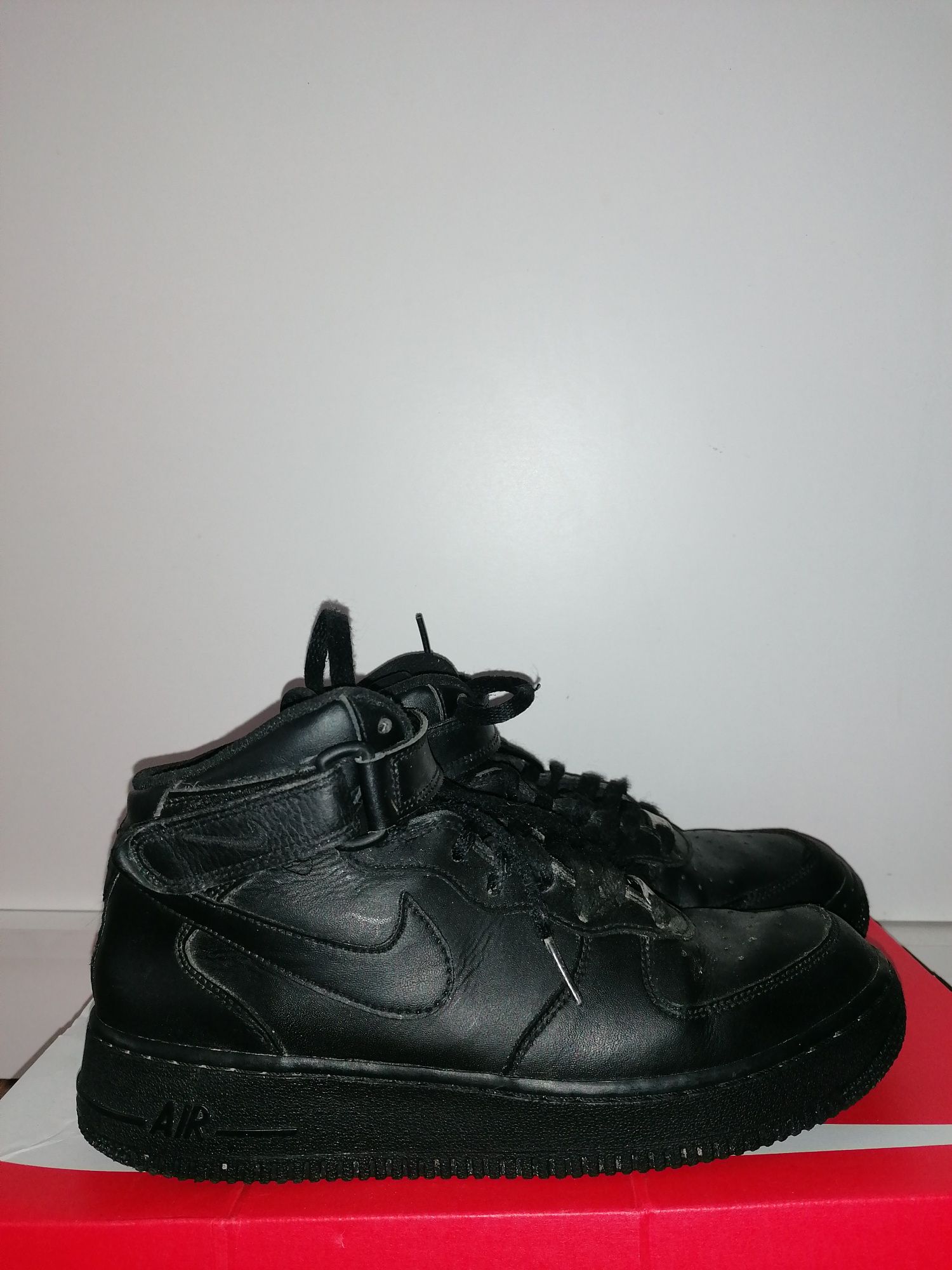 Nike air force 1 czarne cheap wysokie