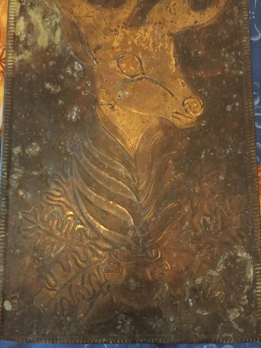 Картина.Художественная ковка.Олень.