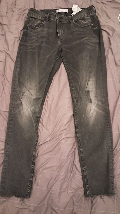 Calça de ganga zara basic