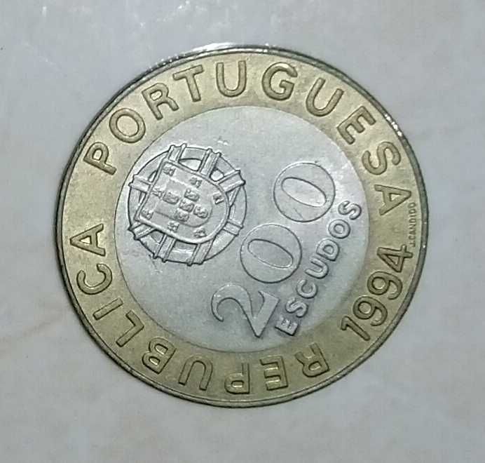 moedas de 200 escudos comemorativas