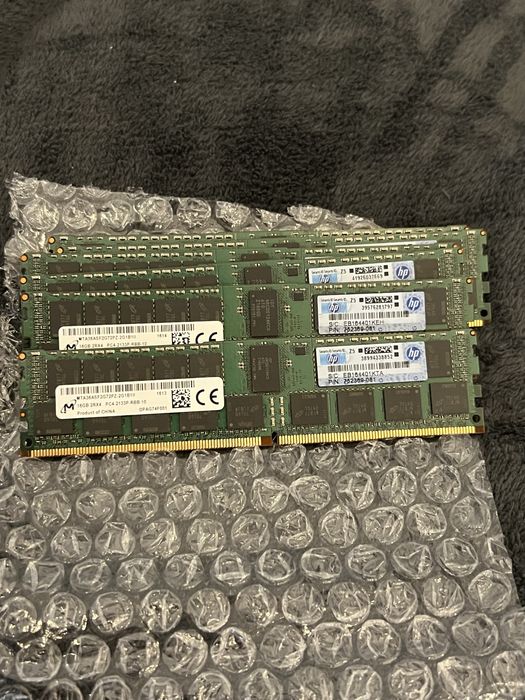 20× Micron 16 GB DDR4 ECC RDIMM 2133 MHz PC4-2133P