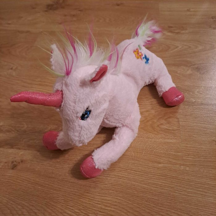 Maskotka jednorożec / pluszak różowy 30 cm