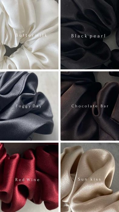 JEDWABNA POSZEWKA 70x80cm, 6 kolorów