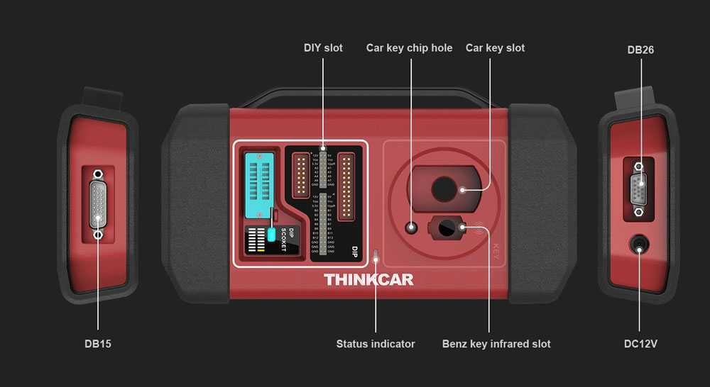 ThinkCar PROG Programador IMMO Chaves + Caixas Velocidades (NOVO)