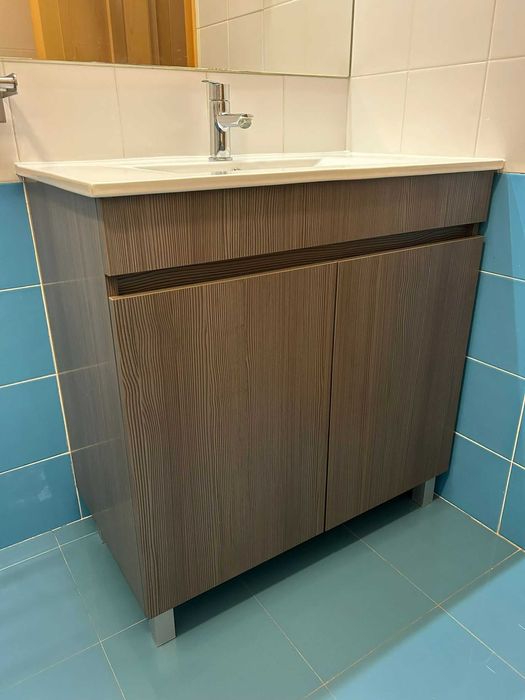 Móvel WC - Castanho