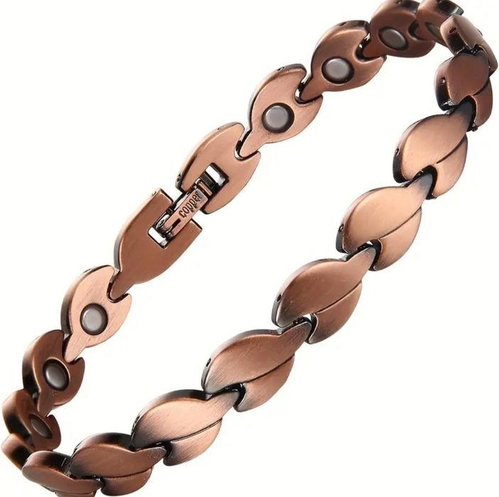 Pulseira de Cobre com Magnetos