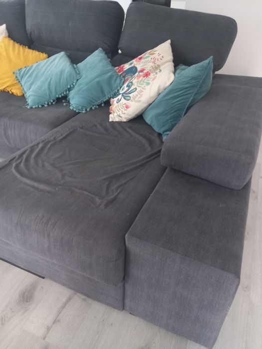 Sofá chaise long conforama